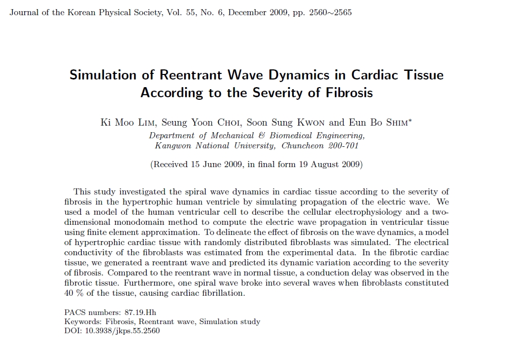 Simulation of Reentrant Wave Dynamics in Cardiac Tissue according to the severity of fibrosis.jpg 1011X699